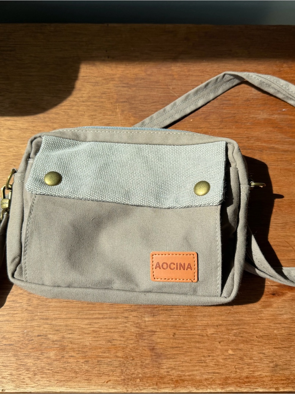Canvas small crossbody bag